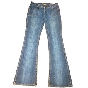 Vintage Women Flare Jeans
